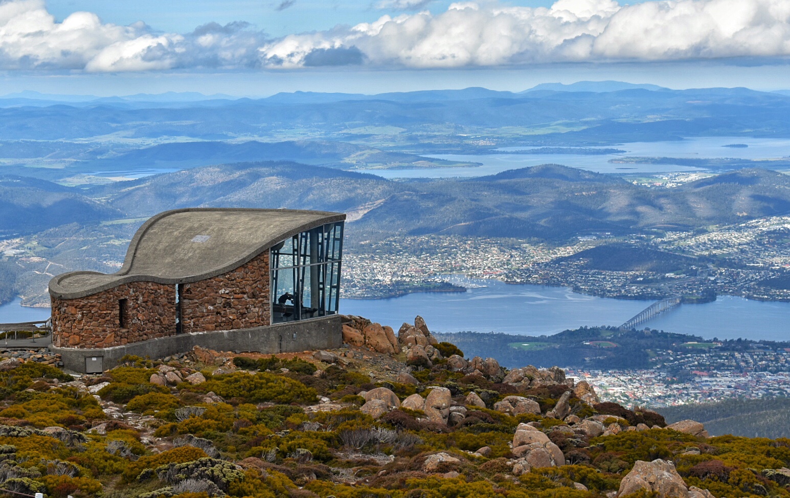 View from Mount Wellington, Hobart